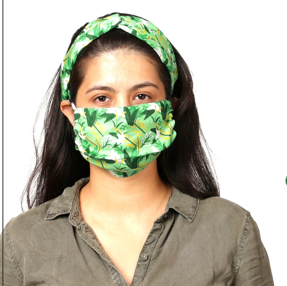 Flowery Face Mask set